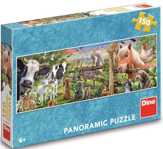 
Dino panoraminis dėlionė 150 vnt Ūkis