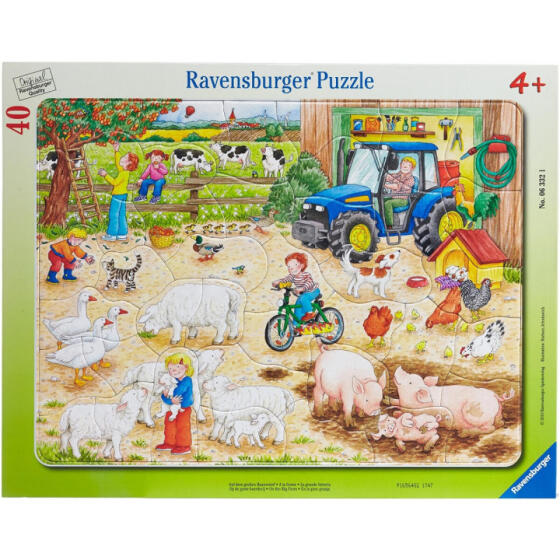 Ravensburger rėmelio dėlionė 40 vnt. Didelėje fermoje