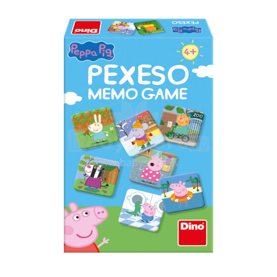 Dino Board Game Memo Pig Peppa