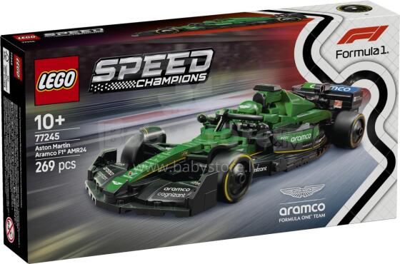 LEGO Speed Champions Aston Martin Aramco F1 AMR24 lenktynių automobilis