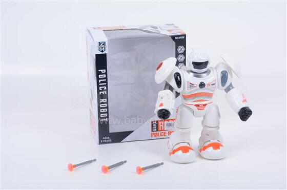 ROBOTAS SU AKUMULIATORIUM IR MINKŠTAIS ŠRATAIS