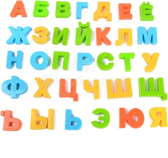 Magnetic Alphabet Art.294958 magnetinės raidės (krievu kalba)