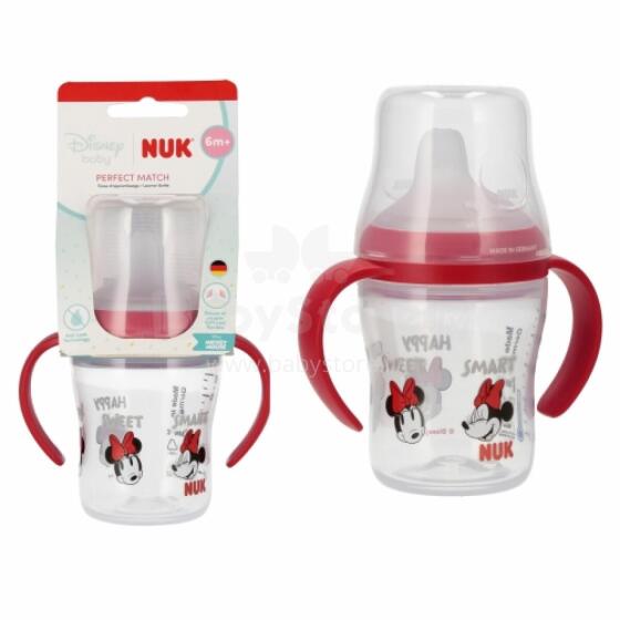NUK CZE102153991 Бутылочка 150 мл с ручками +6м МИНИ