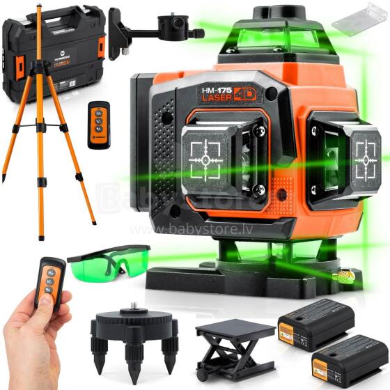 Kryžminis lazeris dėkle + Humberg HM-175 priedai