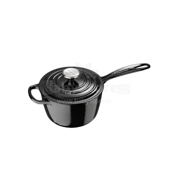 Ketaus puodas padažui &Oslash;16cm / 1.5L juodas