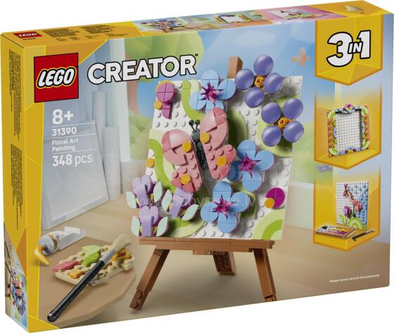 LEGO Creator Gėlių Menas Dekoratyvinis Paveikslas