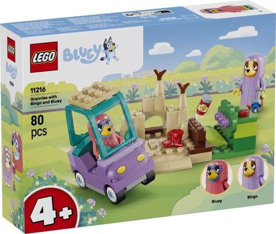 LEGO Bluey Močiutės su Bingo ir Bluey