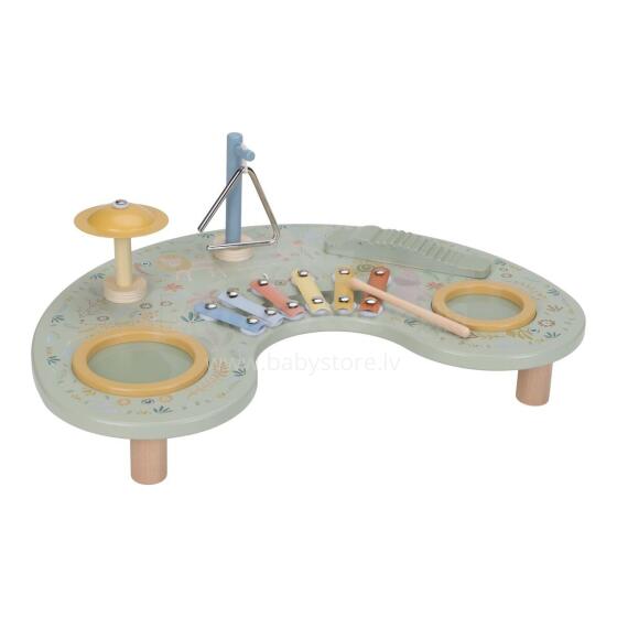 Little Dutch Music Table Safari Friends Green FSC Art.7478