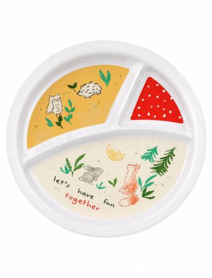 La Bebe vaikiška lėkštė Summer Forest Animals Art.60798001