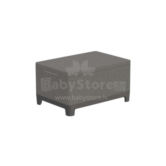 Garden table/storage box Scandi Storage Table grey