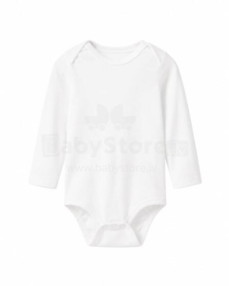 So Cute Cotton Baby Body  Art.296920 White 100 % medvilninis bodis ilgomis rankovėmis (56–98 cm)