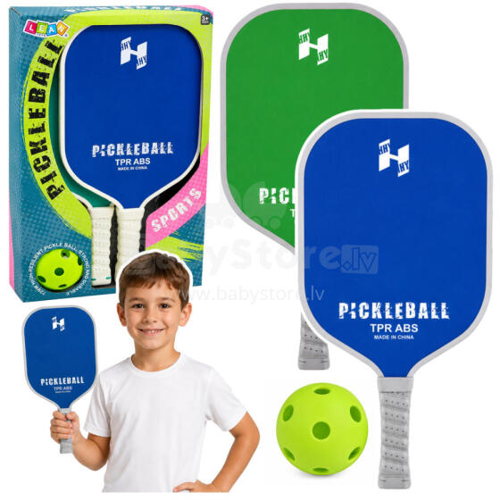 Žalias ir Mėlynas Teniso Badmintono Piklebolo Raketų Rinkinys
