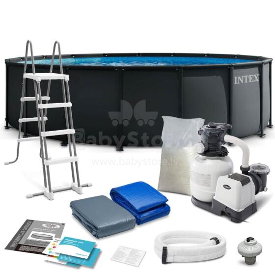Intex 26330ND 12-in-1 rėminis baseinas 549 x 132 cm