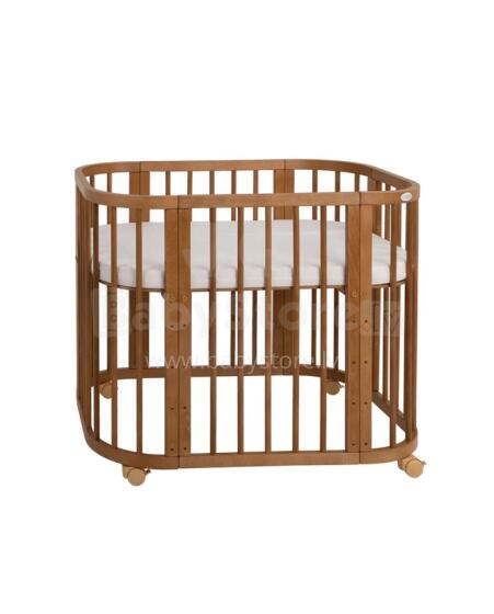 Waldin  Bed Crib  5 in 1 Art.297545 Grey Daugiafunkcinė medinė transformuojama lovelė 5 viename