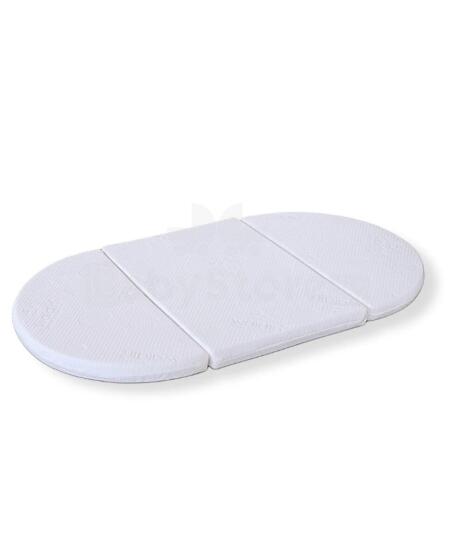 Waldin Basic 3-piece Mattress for 7in1 Oval Crib Art.297567 Comfortable two-section mattress for a 5-in-1 crib