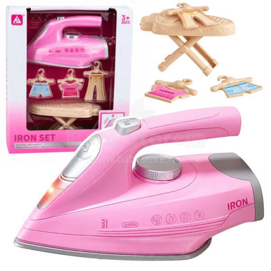 Ironing Set Iron with Vibration Light Sounds Accessories