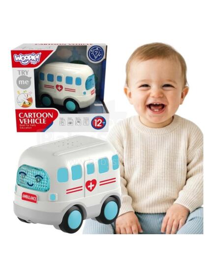 WOOPIE BABY Interaktyvus Greitosios Pagalbos Žaislinis Automobilis su Garsu ir Šviesomis