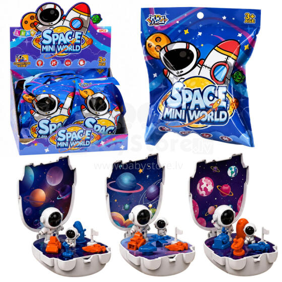 Mini Base Figurines Cosmonaut Space Set Planets Space Mini World