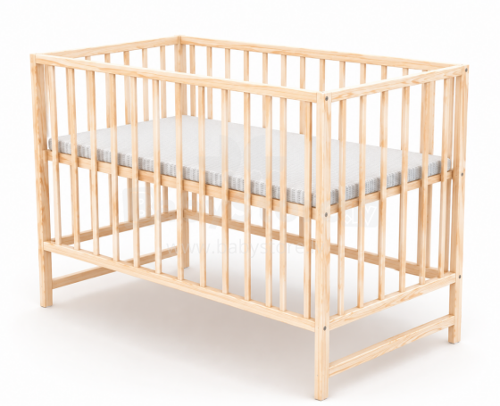 Elf Bed Сlassic  Art.298080 Natural Medinė kūdikio lovelė 120x60 cm