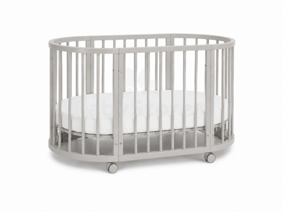 Elf Bed Crib Ovi  3 in 1 Art.298149 Cashmere  Daugiafunkcinė medinė transformuojama lovelė 3 viename