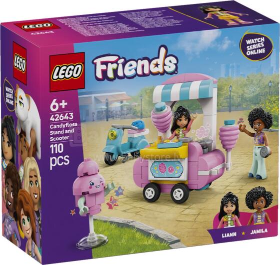 LEGO Friends cukraus vatos stendas ir paspirtukas