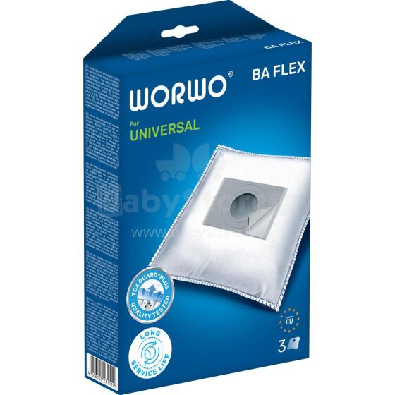 WORWO Vacuum cleaner bags  BA FLEX/3 TEX G. EU25