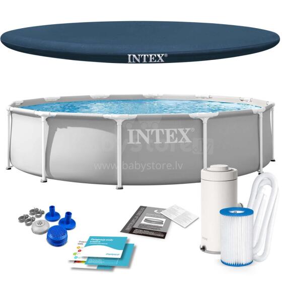 Intex 26712ND 366 x 76 cm 4-in-1 rėminis baseinas