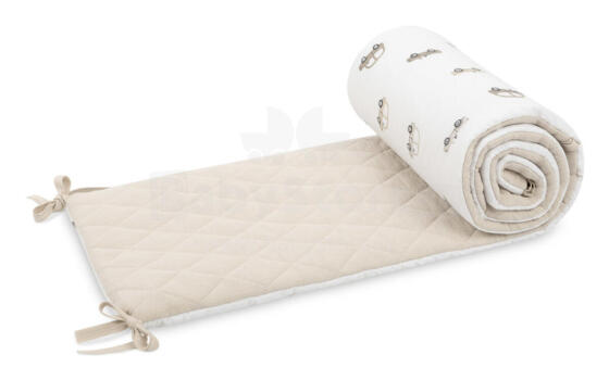 CRIB BUMPER MUSLIN CARS