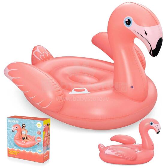 Pučiama flamingo plaukimo čiužinys XXL 168x120 cm Bestway