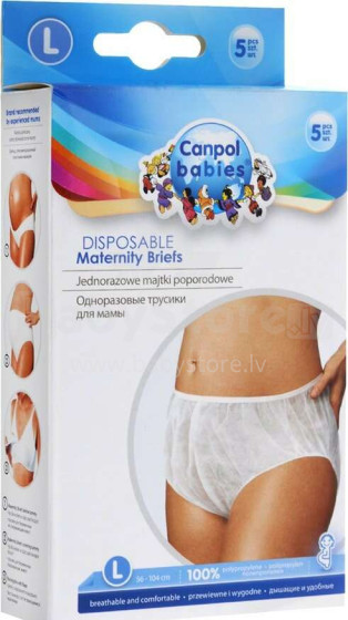 Canpol Babies Art. 9/599 Disposable Maternity briefs, L
