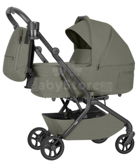 Vaikiškas vežimėlis 2in1 CARRELLO Magia CRL-6655 Maltos žalios spalvos