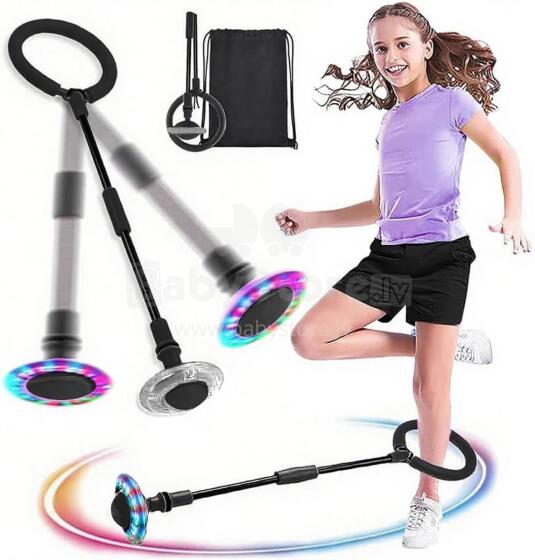 Flashing Jump LED Ring Art.299005 Glowing Jumping Ball, Flashing Skip Ball, Foldable Flash Jumping Ball