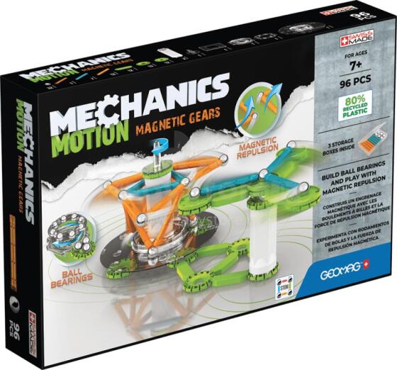 Magnetinis konstruktorius - Mechanika - Magnetiniai krumpliaračiai (96 vnt.)