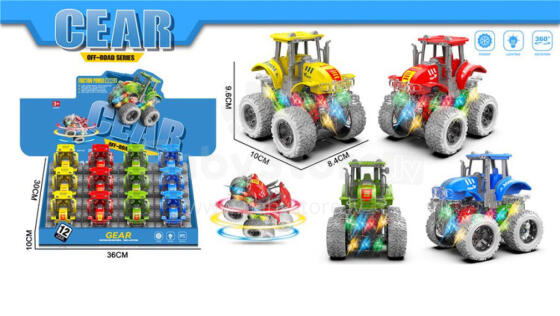 TRAKTOR su ŠVIESA - DISPLAY'e