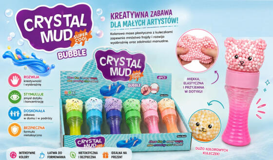 MASA PLASTYCZNA - BUBBLE -MIŠKAS