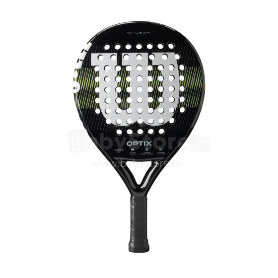 WILSON OPTIX V1 JUODAS PADEL RAKETAS