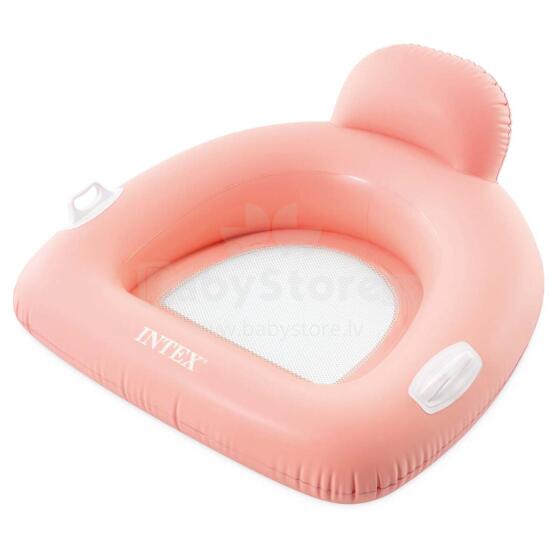 Rožinė plaukimo kėdė-matrasas INTEX 56801