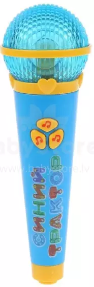 Kids Book Microphone Art.299163 Mikrofonas „Mėlynasis traktorius“ (rusų kalba)