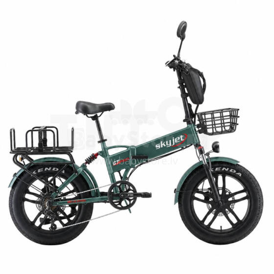 Складной электрический велосипед Skyjet GTIII PRO PLUS Green