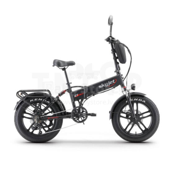 Saliekamais elektriskais velosipēds Skyjet GTIII PRO Black