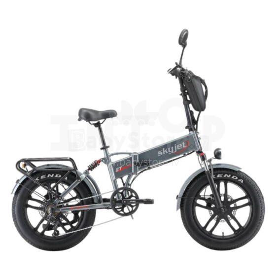 Saliekamais elektriskais velosipēds Skyjet GTIII PRO Grey