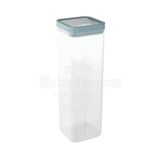 Dry food storage container 2.4L Kara transparent/teal