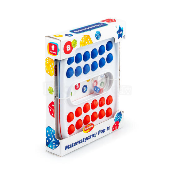 DUMEL DD 30881 Matematinis POP IT Raudonas-Mėlynas