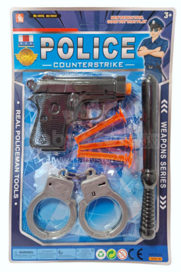 POLICIJOS RINKINYS SU GUMINIŲ