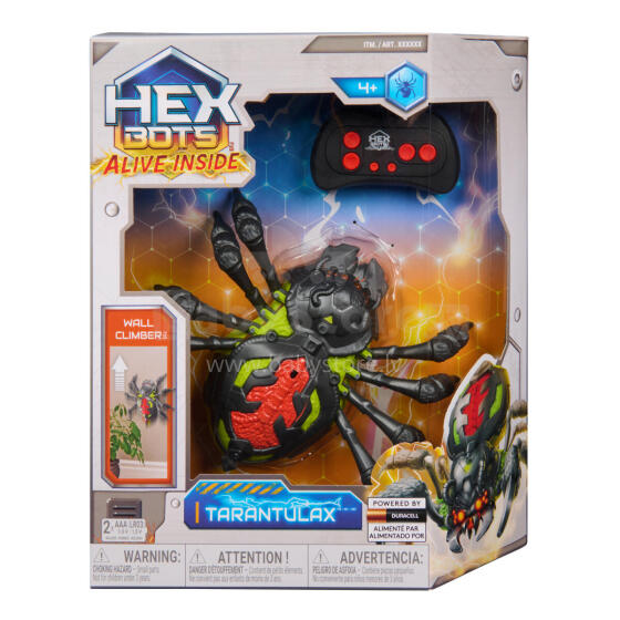 HEX BOTS Interaktyvus sienomis laipiojantis voras