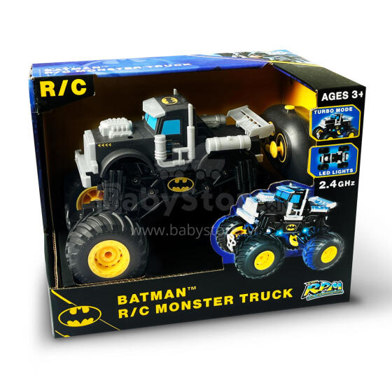 BATMAN RC automobilis MONSTER TRUCK, 1:18
