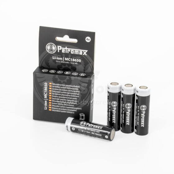 PETROMAX 18650 battery 4x pack - 13,800 mAh
