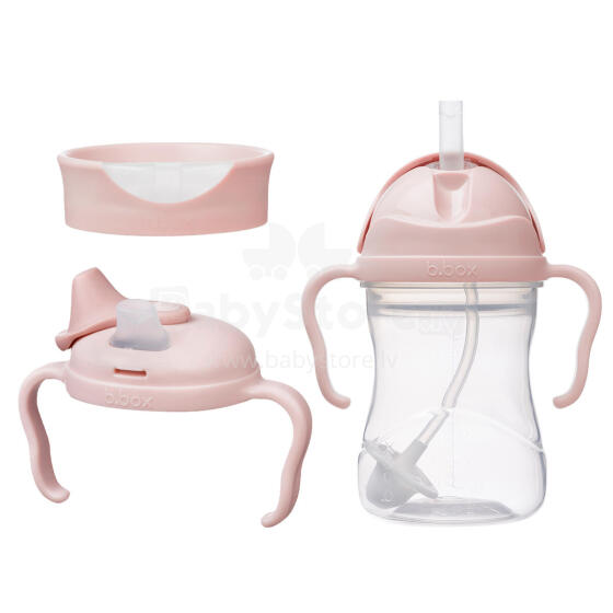 B.BOX BB001349 Puodelis 3in1 rinkinys 240 ml Rožinis