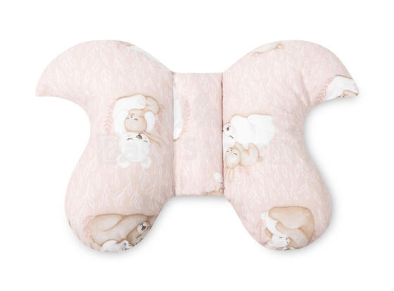 BUTTERFLY PILLOW 26x35 BEAR AND RABBIT