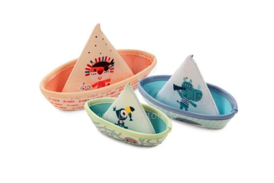 Bath toys - 3 jungle floating boats